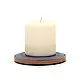 Yin Candle Plates {set of two} ~ 14
