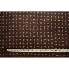 Ajrakh . Natural Color Cotton Fabric ~ 25 { Per meter }