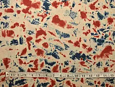 Clamp Dye . Natural Color Cotton Fabric ~ 19 { Per meter }