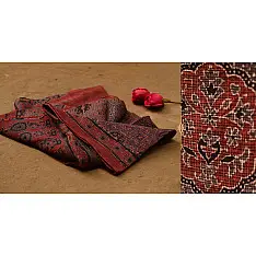 Autumns can wait ❋ Kota Cotton Ajrakh Stole { 3 }