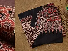 When Skies Bore Blossoms ❆ Chanderi silk . Ajrakh dupatta ❆ 13