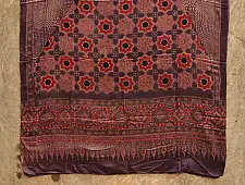 When Skies Bore Blossoms ❆ Gajji silk . Ajrakh dupatta ❆ 16