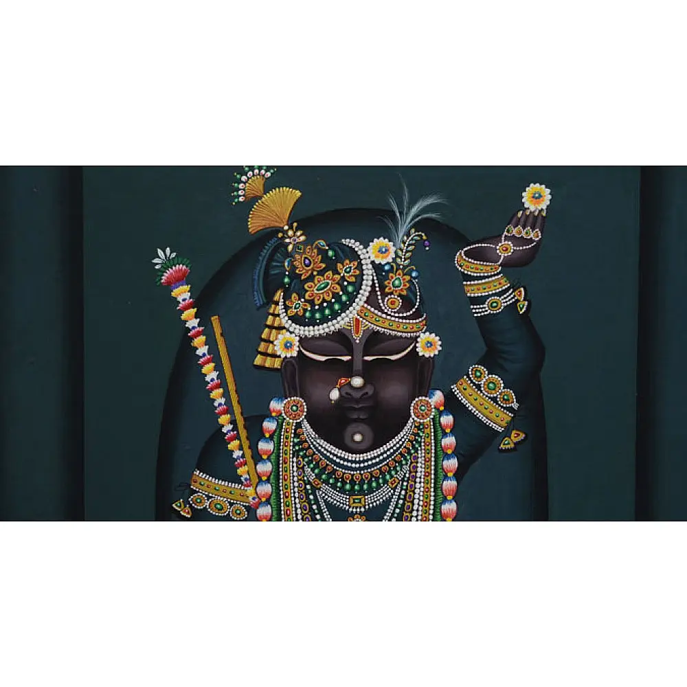 handmade Painting  Shrinath ji  sandhya darshen