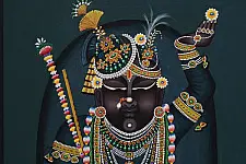 Pichwai Painting ~ Shrinath ji  ( 19 X 13 inch )