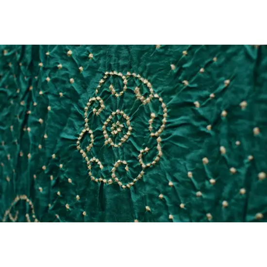 Flavors of fusion★ Ajrakh & Bandhani ★ Gajji Silk Dupatta . J