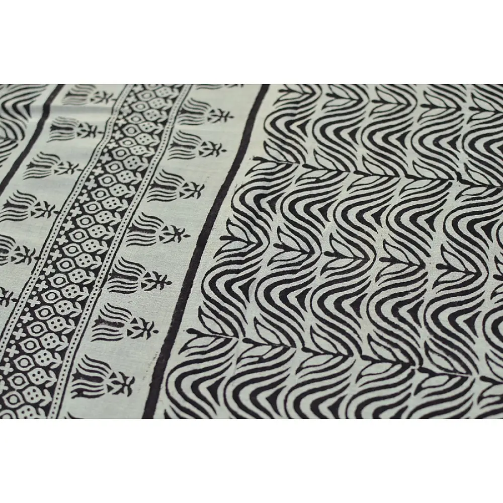 Samāyukta ✻ Jawariya . Block Printed . Cotton Saree ✻ 13
