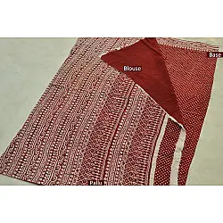 Samāyukta ✻ Jawariya . Block Printed . Cotton Saree ✻ 15
