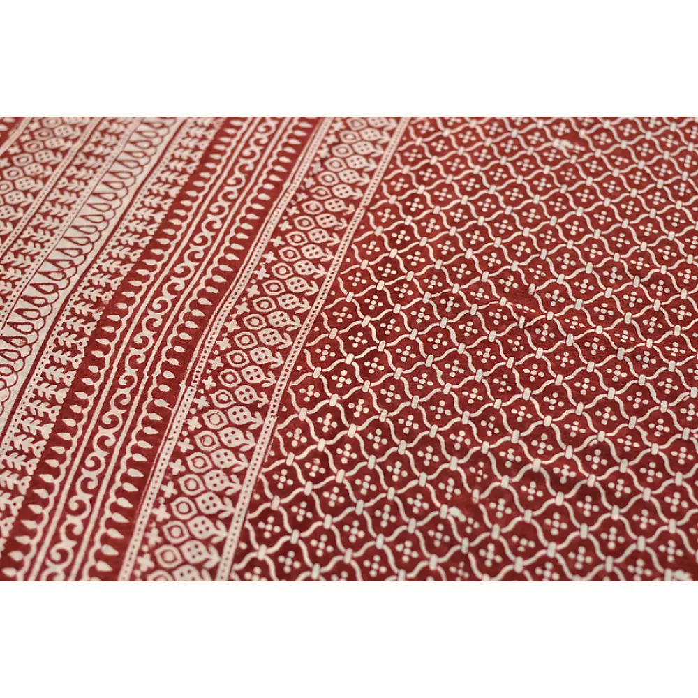 Samāyukta ✻ Jawariya . Block Printed . Cotton Saree ✻ 7
