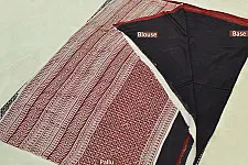 Samāyukta ✻ Jawariya . Block Printed . Cotton Saree ✻ 8