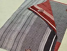Samāyukta ✻ Jawariya . Block Printed . Cotton Saree ✻ 9