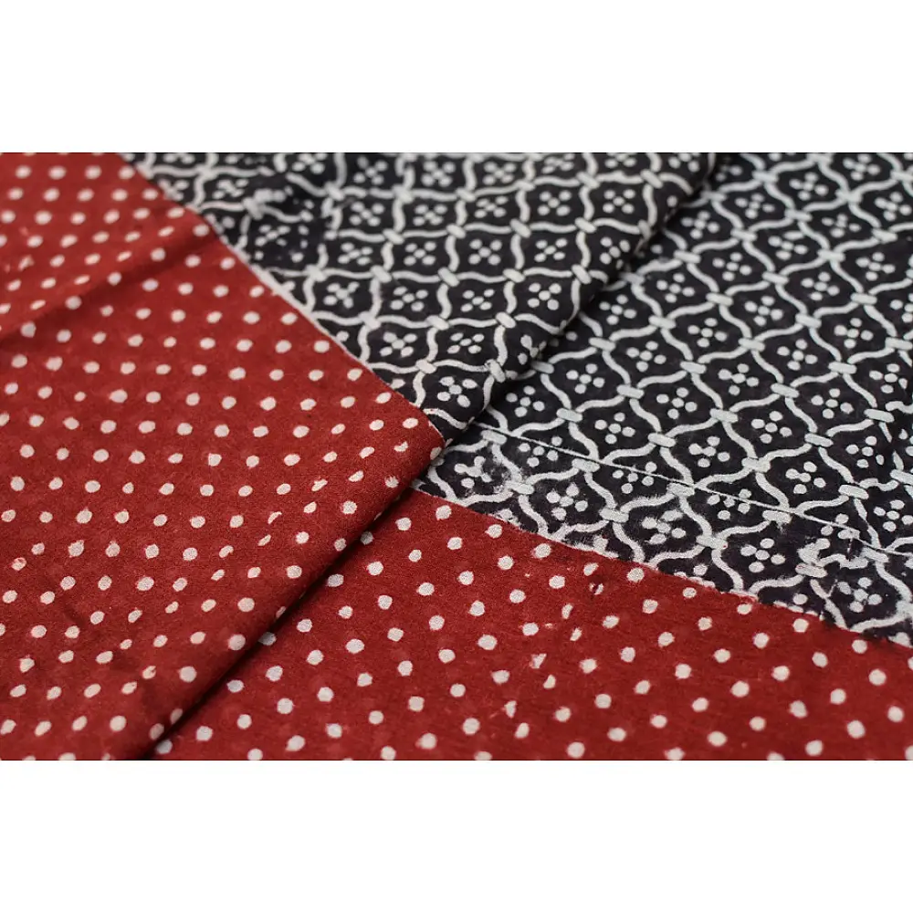 Samāyukta ✻ Jawariya . Block Printed . Cotton Saree ✻ 9