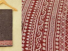 Samāyukta ✻ Jawariya . Block Printed . Cotton Saree ✻ 11