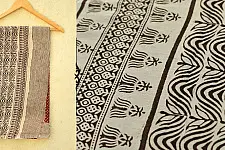Samāyukta ✻ Jawariya . Block Printed . Cotton Saree ✻ 13