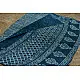 Satviki ✻ Indigo Dabu ✻ Cotton Saree -- 12