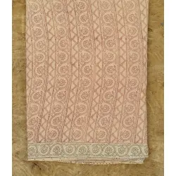 Varunika : Block printed Cotton Saree ~ 23