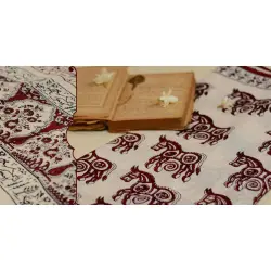 Varunika : Block printed Cotton Saree ~ 21