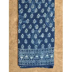 अश्विन ✻ Indigo Dabu ✻ Cotton Saree - 1