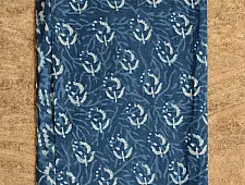 अश्विन ✻ Indigo Dabu ✻ Cotton Saree - 5