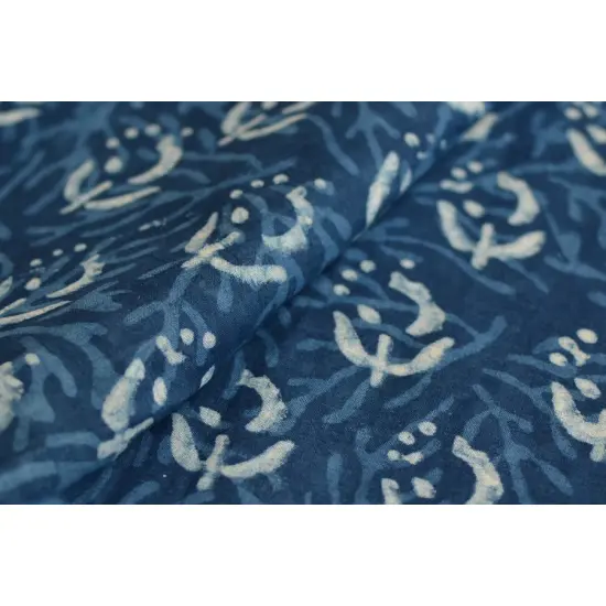 अश्विन ✻ Indigo Dabu ✻ Cotton Saree - 5