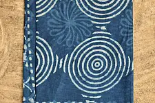 अश्विन ✻ Indigo Dabu ✻ Cotton Saree - 10