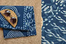 अश्विन ✻ Indigo Dabu ✻ Cotton Saree - 10