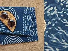 अश्विन ✻ Indigo Dabu ✻ Cotton Saree - 10