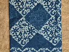 अश्विन ✻ Indigo Dabu ✻ Cotton Saree - 12