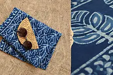 अश्विन ✻ Indigo Dabu ✻ Cotton Saree - 2