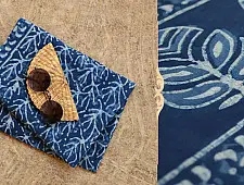 अश्विन ✻ Indigo Dabu ✻ Cotton Saree - 2