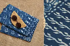 अश्विन ✻ Indigo Dabu ✻ Cotton Saree - 5