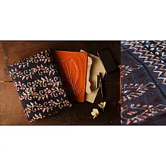The Indigo Reminiscence...✒ Dabu Cotton Saree ✒9