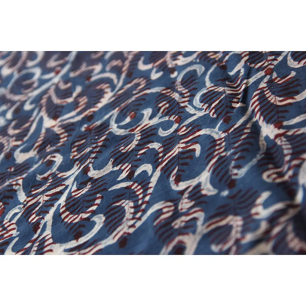 The Indigo Reminiscence...✒ Dabu Cotton Saree ✒9