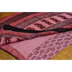 Manjri : Block printed Cotton Saree ~3