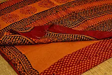 Manjri : Block printed Cotton Saree ~ 4