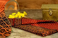 Manjri : Block printed Cotton Saree ~ 4