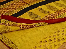 Manjri : Block printed Cotton Saree ~ 8