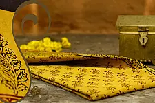 Manjri : Block printed Cotton Saree ~ 8