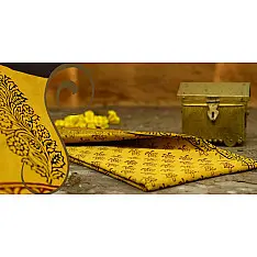 Manjri : Block printed Cotton Saree ~ 8