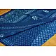 Syaama ~ Indigo Dabu printed . Cotton Saree ~ 10