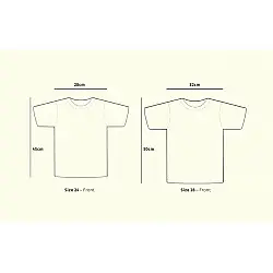 Jawariya . Block printed . T-shirt ~  { For Kids }