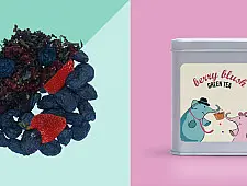Berry Blush Green Tea ~ ( Natural. 100g loose leaf )