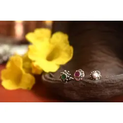 लावण्य ✽ Nose pin ✽ A { Set of 3 }