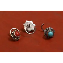 लावण्य ✽ Nose pin ✽ E { Set of 3 }