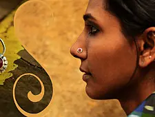 Nose pin ~ Rani ( B )