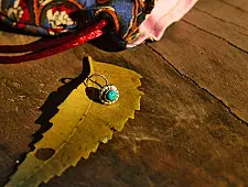Nose pin ~ Turquoise ( A )