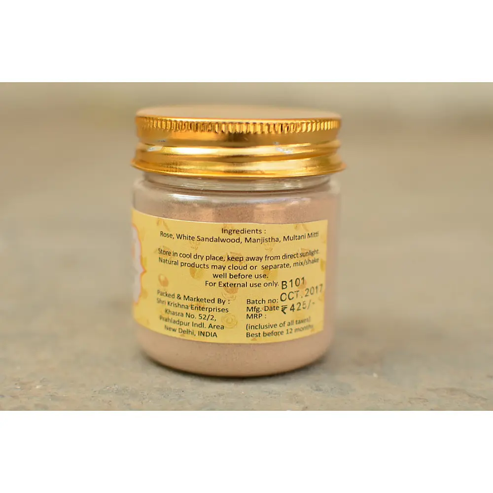 Ubtan ☘ Face Pack - Rose & Sandalwood Face Pack ☘ 2 { 50gm }