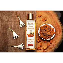 Ubtan ☘ Cold Pressed Sweet Almond Oil ☘ 11 { 50ml/200ml }