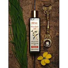 Ubtan ☘ Nine Herb Oil - Herb Enriched Head Massage Oil ☘ 13 { 50ml/200ml }