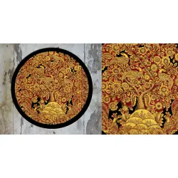 Art for Desserts ☘ Hand painted 'Kalamkari' Wall Plate ☘ 21