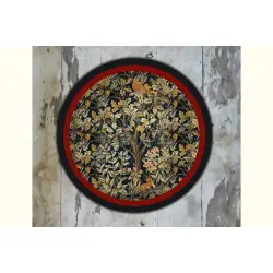 Art for Desserts ☘ Hand painted 'Kalamkari' Wall Plate ☘ 30